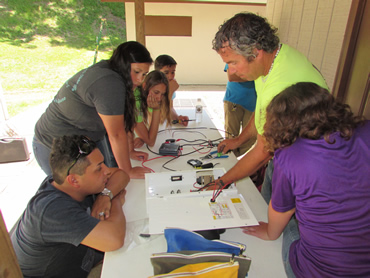 SonLight Power volunteers in training