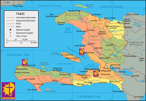 Map of Haiti