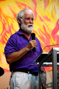 Photo of Allen speaking
