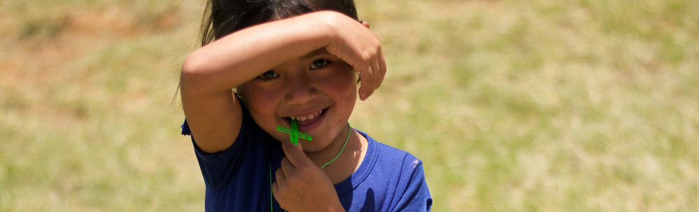 Honduras - Girl smiles in Yamaranguila